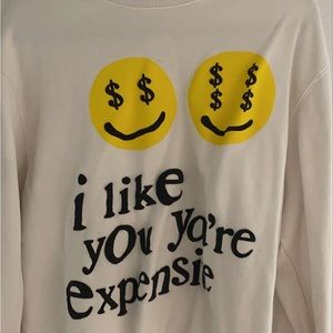smile sweatshirt preppy